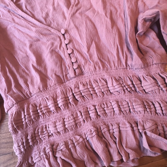 Fate Boho Boho Sweet Lantern Pink/Lavender Blouse - Picture 7 of 8